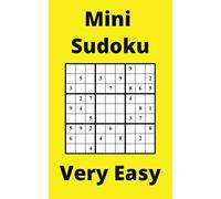 Yellow Mini Sudoku Book, 9x9 Puzzles, 250 Pages, 5x8, Very Easy