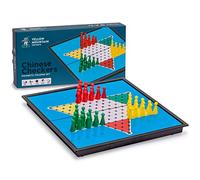 Yellow Mountain Imports Juego de Damas Chinas Halma magnético portátil, 24,8 centimetros - Juego de Mesa portátil, Plegable