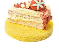 Yellow Multi-Shape Burn-Away Art Sponges Soft Thick | Artist Watercolor Cellulose Foam Craft Sponge for Studio, Workshop, Academy, Kitchen, Home,