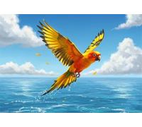 Yellow Parrot 1500 Piece Jigsaw Puzzles for Adults, Colourful, Challenging & Brainteasing Adult Puzzles 1500 Pieces Sea, Fun jigsaws for The Whole Family 34x22 Inch