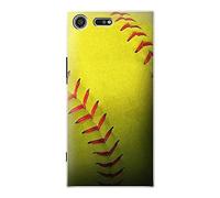 Yellow Softball Ball Funda Carcasa Case para Sony Xperia XZ Premium