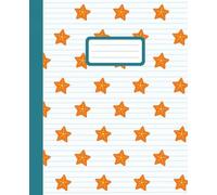 Yellow Stars Composition Notebook: Cute Themed College Ruled Journal for School, Summer Vibes, Creative Writing & Teen Stationery Lovers