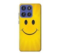 Yellow Sun Smile Funda Carcasa Case para Motorola Moto G Stylus 5G (2025), Edge 60 Stylus