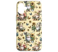 Yellow Sunflower Accessories For Summer With Garden Gnomes Carcasa para iPhone 16 Plus