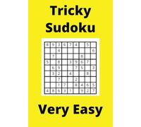 Yellow Tricky Sudoku Book, 9x9 Puzzles, 100 Pages, 6x9, Very Easy