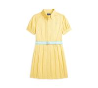 Yellow Vestido camisero de sarga de algodón 9 YRS