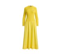 Yellow Vestido de algodón con cuerpo de ochos S