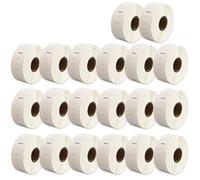 Yellow Yeti 20 Rollos 11352 S0722520 25 x 54mm Etiquetas de dirección compatibles para DYMO LabelWriter 4XL 450 400 330 320 310 Duo/Turbo/Twin Turbo Seiko SLP 450 430 400 200 100 | 500 Etiquetas/Rollo