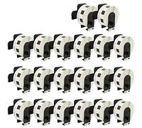 Yellow Yeti 20 Rollos DK-11221 23 x 23mm Etiquetas cuadradas compatibles para Brother P-Touch QL-500 QL-570 QL-700 QL-710W QL-720NW QL-800 QL-810W QL-820NWB QL-1100 QL-1110NWB | 1000 Etiquetas/Rollo