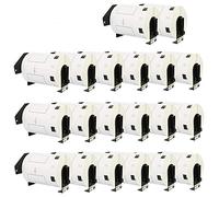 Yellow Yeti 20 Rollos DK-11240 102 x 51mm Etiquetas para envíos, códigos de barras compatibles para Brother P-Touch QL-1050 QL-1050N QL-1060N QL-1100 QL-1110NWB | 600 Etiquetas/Rollo