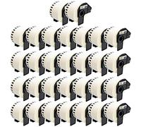 Yellow Yeti 30 Rollos DK-22223 Cintas continuas 50mm x 30,48m Etiquetas compatibles para Brother P-Touch QL-500 QL-570 QL-700 QL-710W QL-720NW QL-800 QL-810W QL-820NWB QL-1050 QL-1100 QL-1110NWB