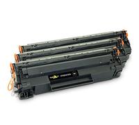 YELLOW YETI CF283A 83A Cartucho de Tóner Compatible para HP LaserJet Pro M201dw M201n MFP M125a MFP M125nw MFP M125rnw MFP M127fn MFP M127fw MFP M225dn MFP M225dw Negro, 3 Pack
