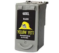 YELLOW YETI PG-40 Cartucho de Tinta remanufacturado Negro para Canon Pixma iP2600 MP140 MP460 iP1800 iP1900 iP2500 MP190 MP210 MP220 MP170 MP180 MP160 MP450 MP470 MP150 MX300 MX310 iP1200 iP1600