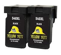 YELLOW YETI PG-540XL PG-540 XL Cartuchos de Tinta remanufacturados Negro para Canon Pixma MG3250 MG3550 MG4250 MG3150 MX395 MX535 MG3650 MG2250 MG2150 MX525 MX475 MX435 MX375 MX455 MG4150
