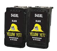 Yellow Yeti PG-545XL PG-545 XL Cartuchos de tinta remanufacturados negro para Canon Pixma MG2450 MG2550 MG2550S MG2555S MG2950 MG3050 MG3051 MG3052 MX495 iP2850 TR4550 TR4551 TS205 TS305 TS3150 TS3151