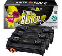 YELLOW YETI Q5949A 49A 3X Tóner Compatible para HP LaserJet 1160 1160Le 1320 1320n 1320nw 1320tn 3390 MFP 3392 MFP Canon i-SENSYS LBP-3300 LBP-3360 [3 años de garantía]