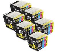 YELLOW YETI Reemplazo para Brother LC985 Cartuchos de Tinta compatibles con Brother DCP-J315W DCP-J125 DCP-J140W DCP-J515W MFC-J415W MFC-J220 MFC-J265W (12 Negro + 6 Cian + 6 Magenta + 6 Amarillo)
