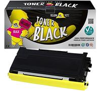 YELLOW YETI TN2000 (2500 páginas) Tóner Compatible para Brother HL-2030 HL-2032 HL-2040 HL-2050 HL-2070 HL-2070N DCP-7010 DCP-7020 DCP-7025 FAX-2820 FAX-2920 MFC-7420 MFC-7820 [3 años de garantía]