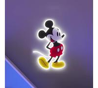YELLOWPOP Letreros de neón, Mickey Mouse de Disney (cuerpo completo), decoración de pared, luces LED de neón de bajo consumo para todas las paredes, fácil de instalar, letrero de neón personalizado y