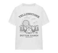 Yellowstone Camiseta Dutton Ranch Amanecer para Adultos Unisex (TV16980)