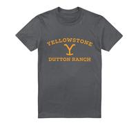 Yellowstone Camiseta Dutton Ranch Diseño Logotipo Curvado para Adultos (TV22859