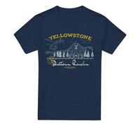 Yellowstone Camiseta Dutton Ranch Helicóptero para Hombre (TV13402)