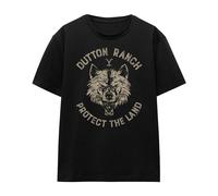 Yellowstone Camiseta Dutton Ranch Protect The Land Diseño Lobo para (TV27739)