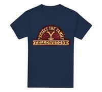 Yellowstone Camiseta Protect the Family Parche para Hombre (TV13414)