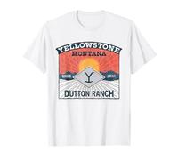 Yellowstone Dutton Ranch Montana 1886 Camiseta