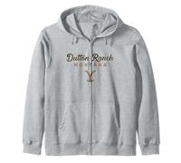 Yellowstone Dutton Ranch Montana Big Chest Logo Sudadera con Capucha