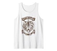 Yellowstone Dutton Ranch Protect The Land Wolf Portrait Camiseta sin Mangas