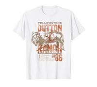 Yellowstone Dutton Ranch Ride como si Fuera tu última Vez Camiseta, Hombre, Blanco, XL