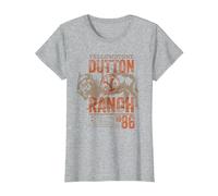 Yellowstone Dutton Ranch Ride como si Fuera tu última Vez Camiseta, Mujer, Gris Jaspeado, XL