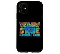 Yellowstone Grand Prismatic Hot Spring Retro Carcasa para iPhone 11