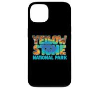 Yellowstone Grand Prismatic Hot Spring Retro Carcasa para iPhone 13