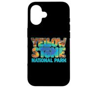 Yellowstone Grand Prismatic Hot Spring Retro Carcasa para iPhone 16