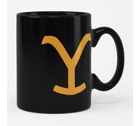 Yellowstone Licenciado oficialmente Taza cerámica de café (Negro)