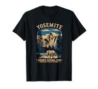 Yellowstone National Park Bear Vintage Wildlife Camiseta
