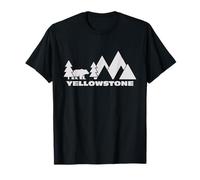 Yellowstone National Park in Wyoming WY Nature Alpine Camiseta