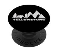 Yellowstone National Park in Wyoming WY Nature Alpine PopSockets PopGrip Adhesivo