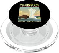 Yellowstone National Park US Vintage USA Wyoming Parks Gift PopSockets PopGrip para MagSafe