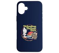 Yellowstone National Park Vintage 70's Old Faithful Graphic Carcasa para iPhone 16 Plus