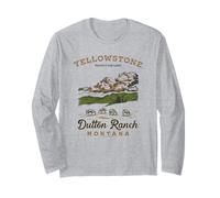 Yellowstone Protect The Land Dutton Ranch Montana Landscape Manga Larga