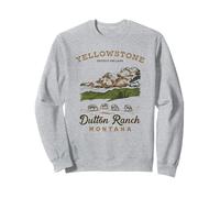 Yellowstone Protect The Land Dutton Ranch Montana Landscape Sudadera
