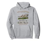 Yellowstone Protect The Land Dutton Ranch Montana Landscape Sudadera con Capucha