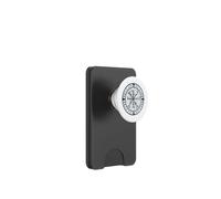 Yelmo de asombro Aegishjalmur nórdico Runa símbolo ilustración PopSockets PopWallet para MagSafe