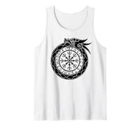 Yelmo nórdico de Ouroboros del asombro Camiseta sin Mangas