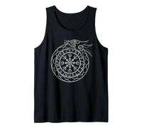 Yelmo nórdico de Ouroboros del asombro Camiseta sin Mangas