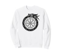 Yelmo nórdico de Ouroboros del asombro Sudadera