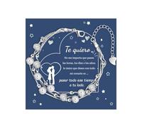 YELUWA Regalos Originales para Mujer, Regalo Novia 3 En 1 Pulsera De Plata 925, Regalo Mujer Pulsera Amistad Originales Aniversario Cumpleaños Regalos para Novia Pareja